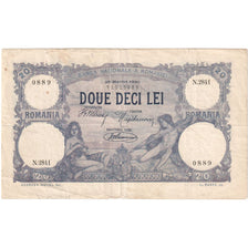 Romania, 20 Lei, 1920-03-25, MB+