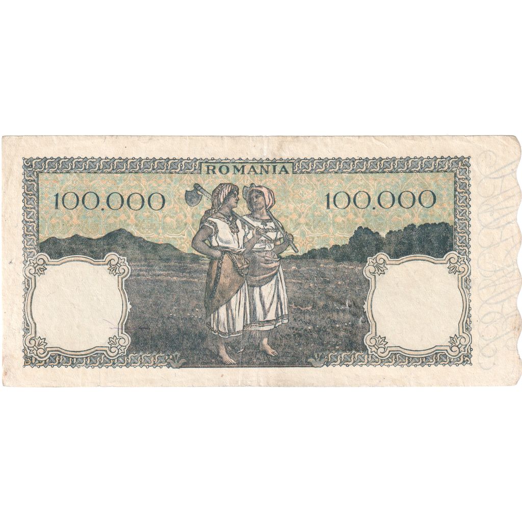 Romania, 100000 Lei, 1946-04-01, AU(50-53)