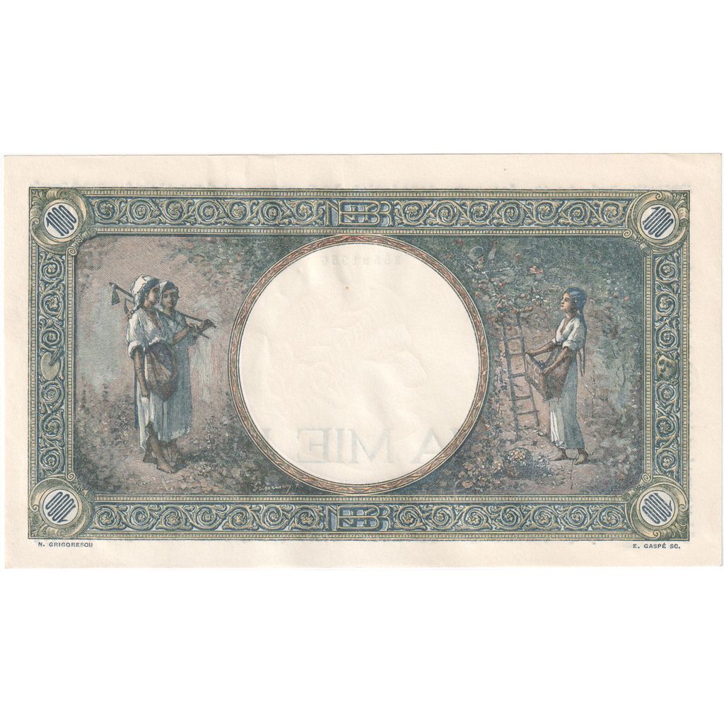 Roménia, 1000 Lei, 1941-09-10, UNC(65-70)