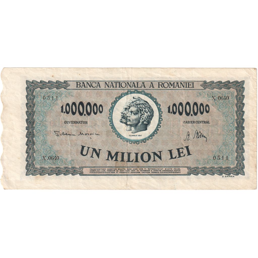 Rumanía, 1000000 Lei, 1947-04-16, EBC