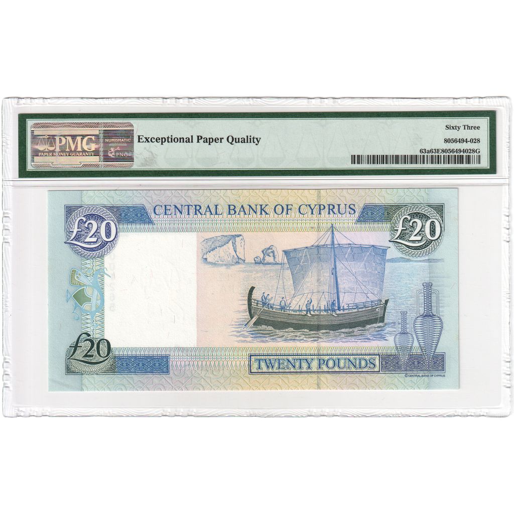 Cipro, 20 Pounds, 1997-10-01, UNC 63 EPQ, PMG