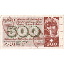 Switzerland, 500 Franken, 1973-03-07, EF(40-45)