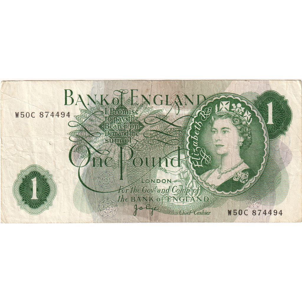 Großbritannien, 1 Pound, undated (1970-1977), S