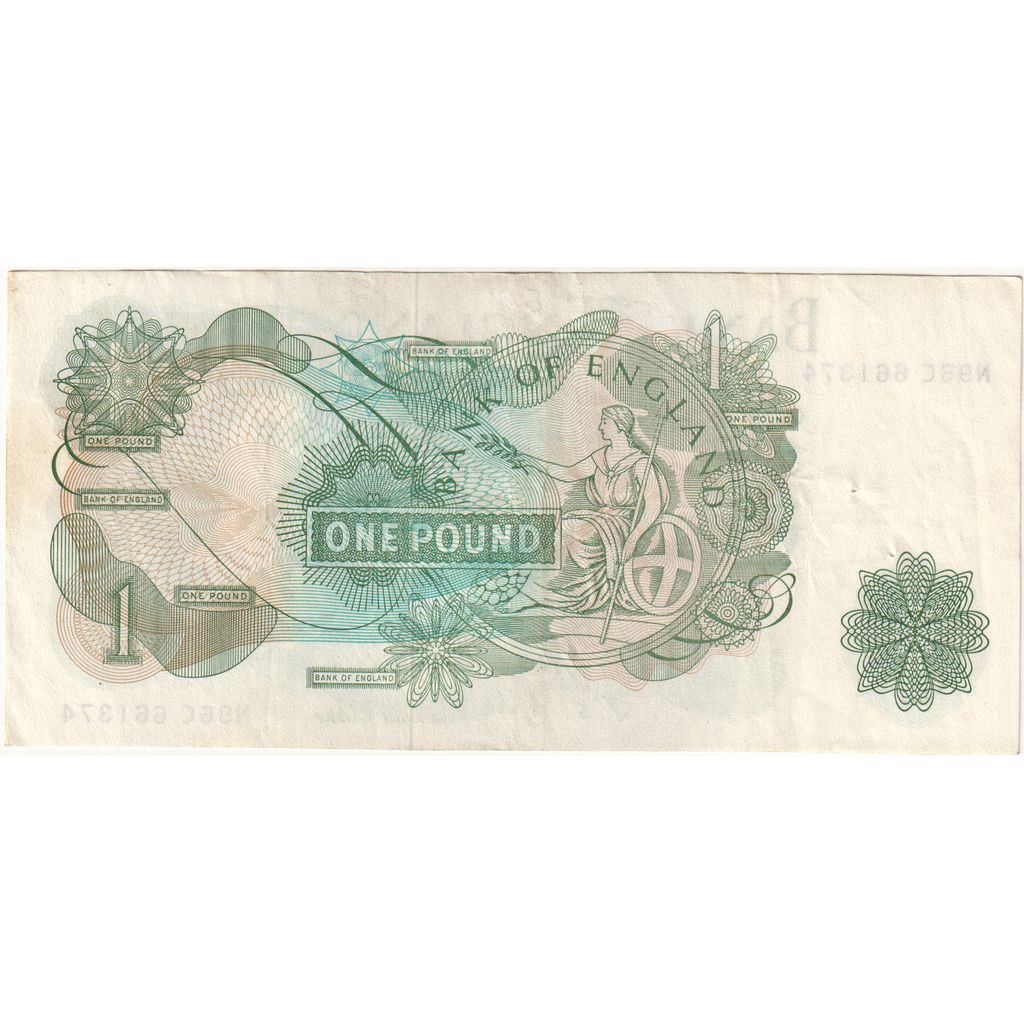 Great Britain, 1 Pound, undated (1966-1970), AU(50-53)