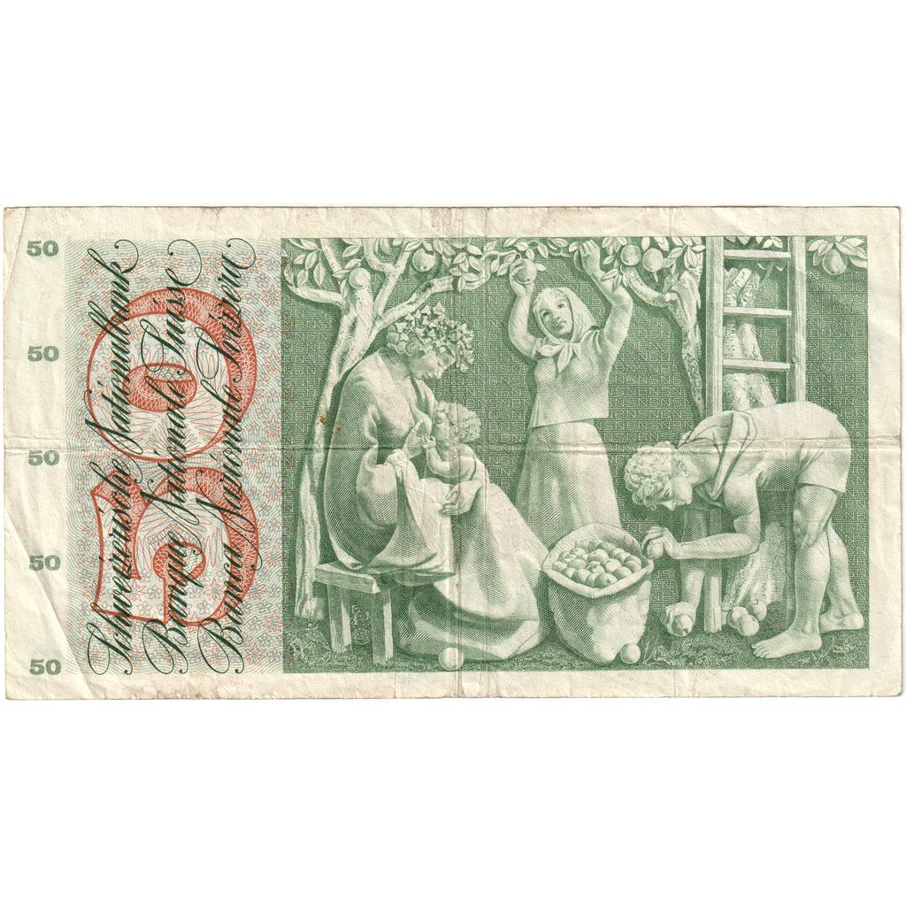 Suiza, 50 Franken, 1967-06-30, BC+