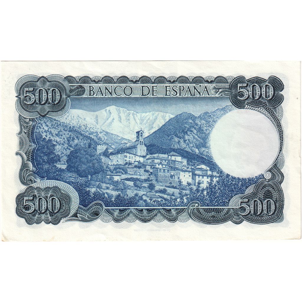 España, 500 Pesetas, 1971-07-23, Fauté, EBC