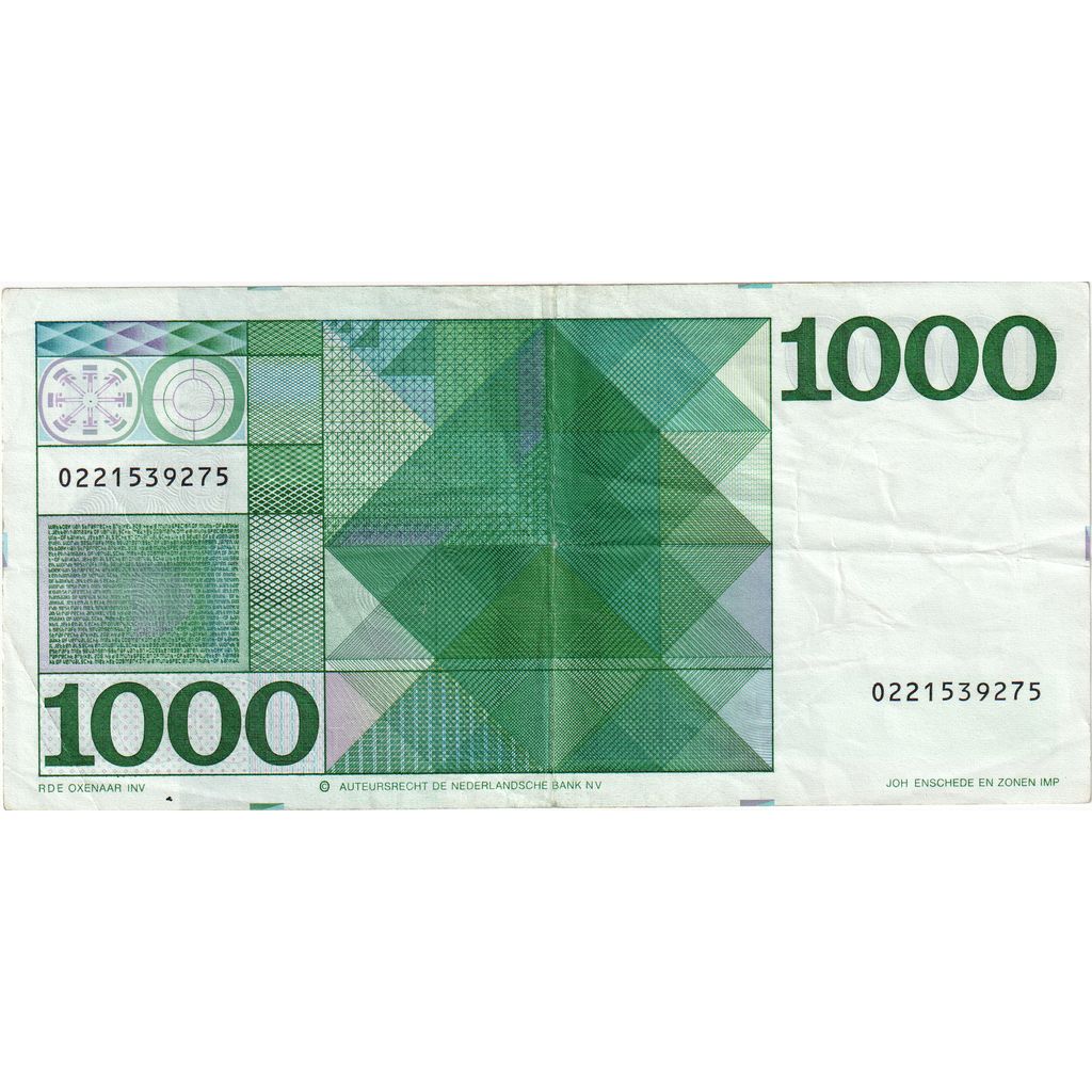 Niederlande, 1000 Gulden, 1972-03-30, SS+