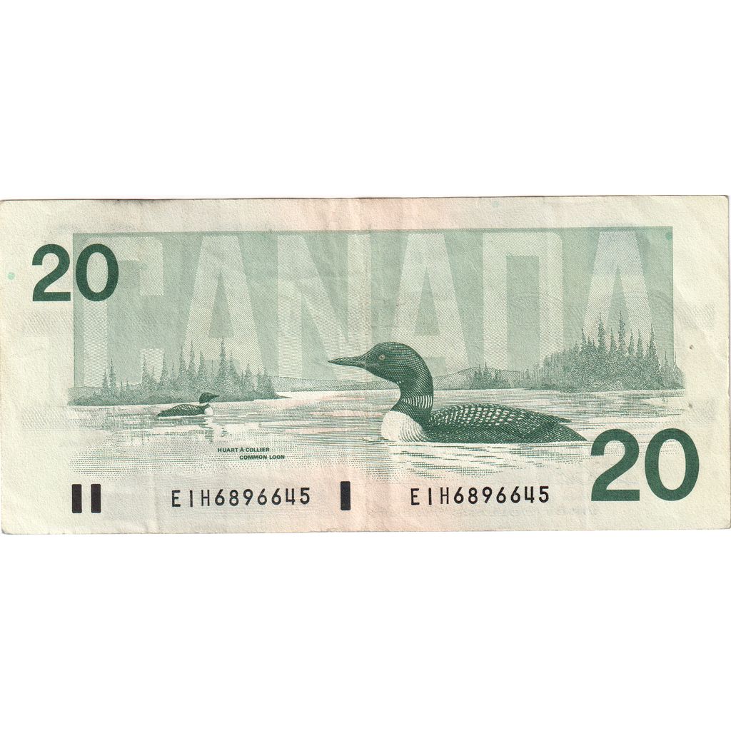Canada, 20 Dollars, 1991, TB+