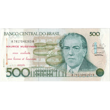 Brazil, 500 Cruzados, Undated (1988), Pedigree, overprint, UNC(63)