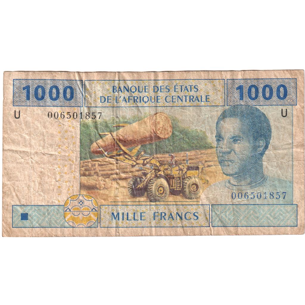 Cameroon, 1000 Francs, 2002, F(12-15)