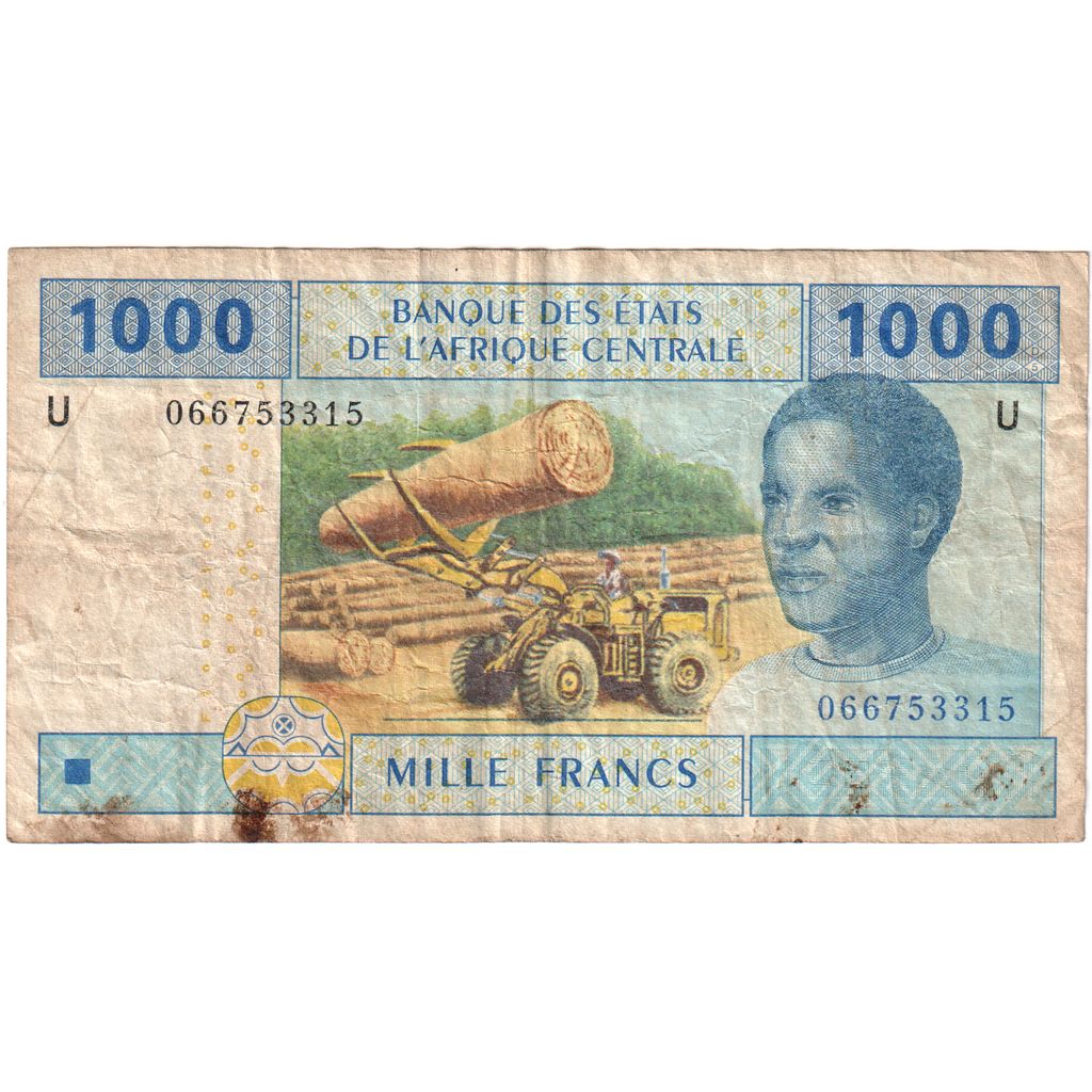 Cameroon, 1000 Francs, 2002, VF(20-25)