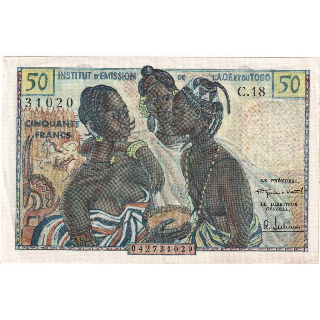 Camerun, 50 Francs, Undated (1956), BB+