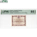Andorra, 50 Centims, 1936-12-19, UNC 64 EPQ, PMG