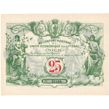 City of Nice, 25 Francs, C.M.U.E.L., UNC(63)