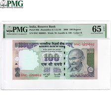 India, 100 Rupees, 2006, UNC 65 EPQ, PMG
