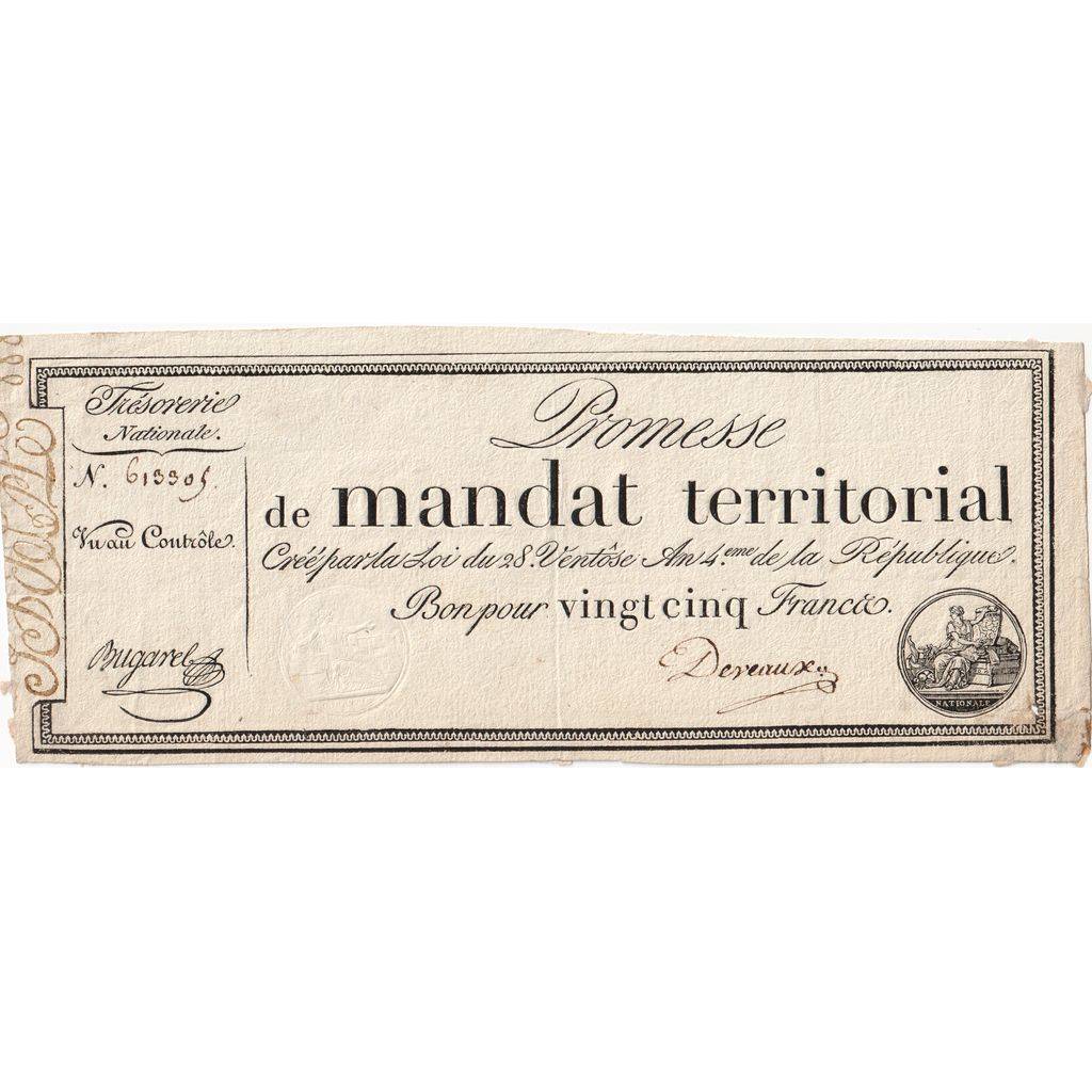 Francia, 25 Francs, 1796-03-18, BB+