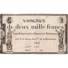 France, 2000 Francs, 1795-01-07, 957, EF(40-45)
