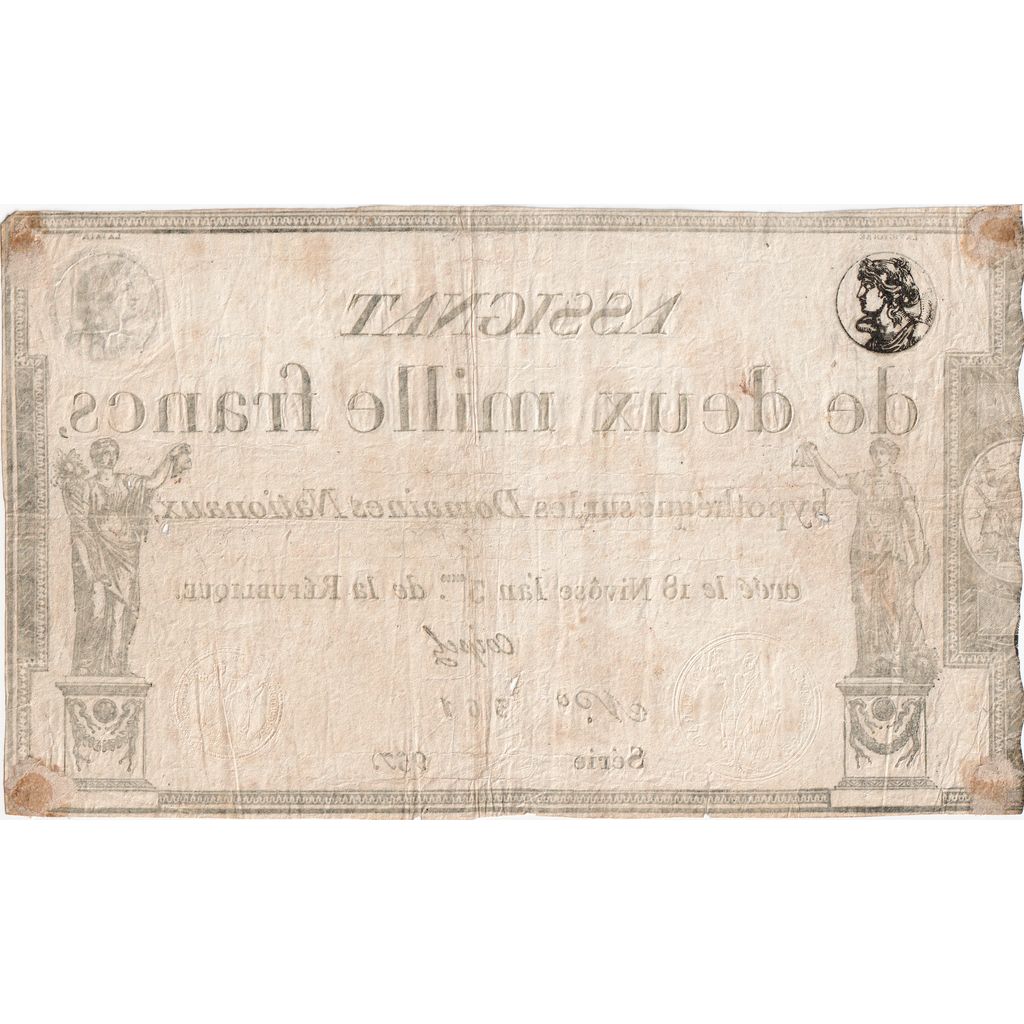 France, 2000 Francs, 1795-01-07, 957, EF(40-45)
