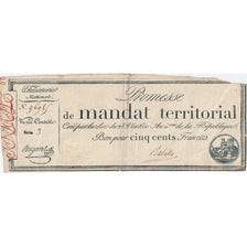 France, 500 Francs, 1796-03-18, 3, EF(40-45)