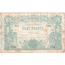 France, 100 Francs, Bleu, 1874-02-25, Y.686, VF(20-25)