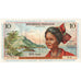 French Antilles, 10 Francs, Undated (1964), AU(55-58)