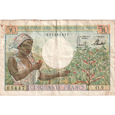 Africa equatoriale francese, 50 Francs, Undated (1957), MB