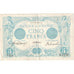 France, 5 Francs, Bleu, 1912-10-28, D.1176, EF(40-45)