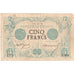 Francia, 5 Francs, Noir, 1872-05-14, O.461, MB