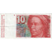 Suiza, 10 Franken, 1981, BC