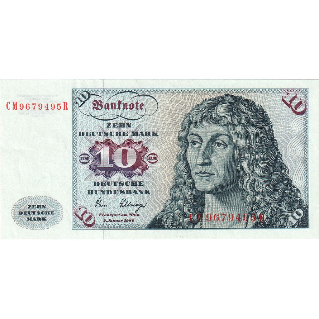 Bundesrepublik Deutschland, 10 Deutsche Mark, 1980-01-02, UNZ-