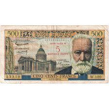Francia, 5 Nouveaux Francs on 500 Francs, Victor Hugo, 1959-02-12, W.120