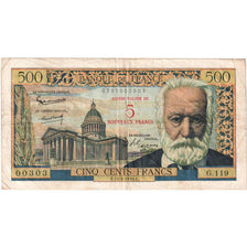 France, 5 Nouveaux Francs on 500 Francs, Victor Hugo, 1959-02-12, G.119