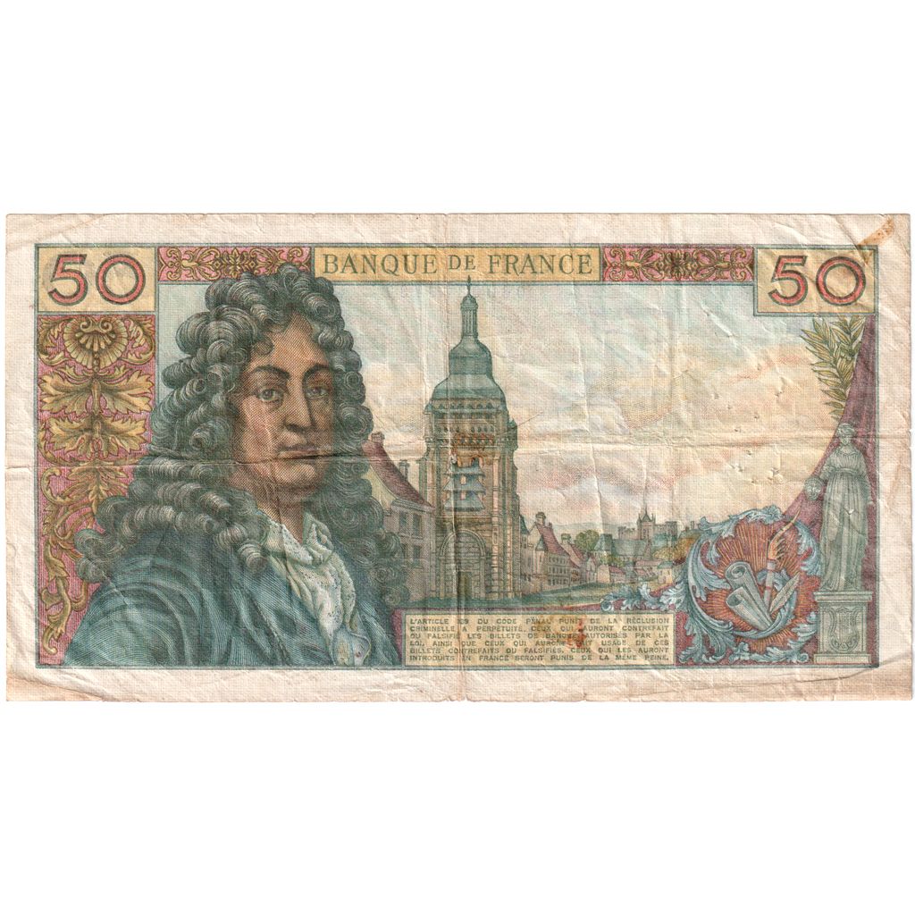 Francia, 50 Francs, Racine, 1974-02-07, C.241, MB