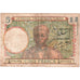 French West Africa, 5 Francs, Undated (1943), VF(20-25)