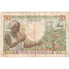 French Equatorial Africa, 50 Francs, Undated (1957), VF(20-25)
