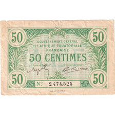 Africa equatoriale francese, 50 Centimes, Undated (1917), MB