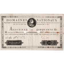 Frankreich, 50 Livres, 1792-04-30, 15A, S