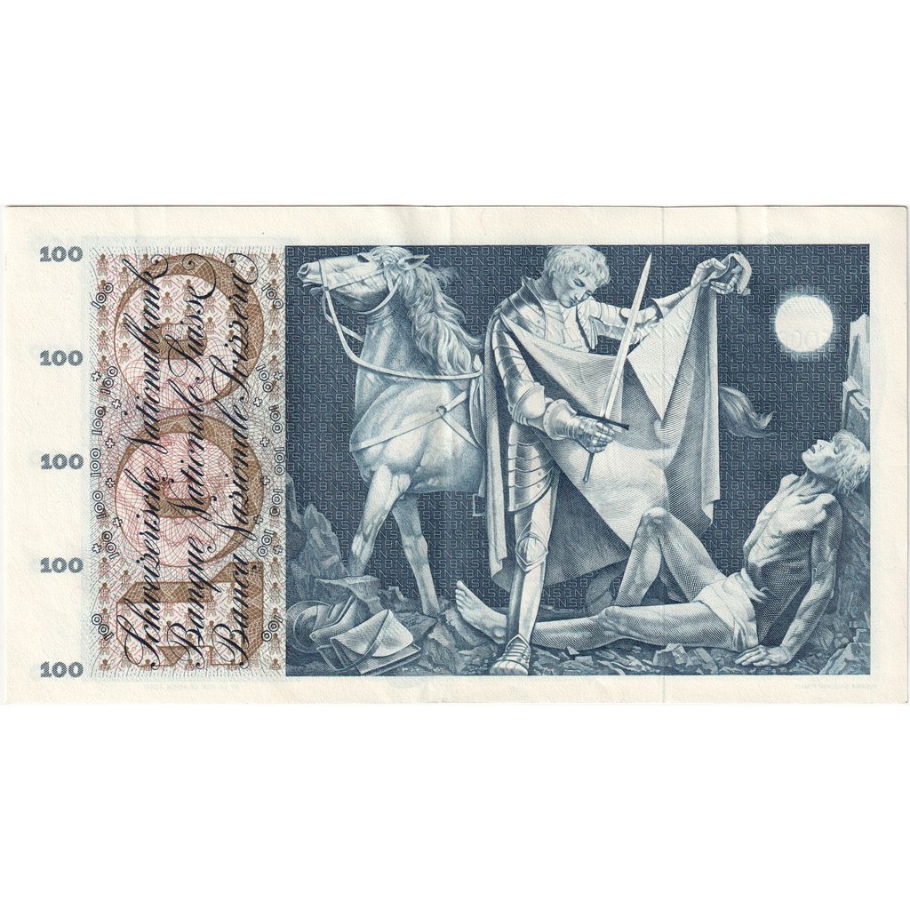 Suiza, 100 Francs, 1964-04-02, EBC