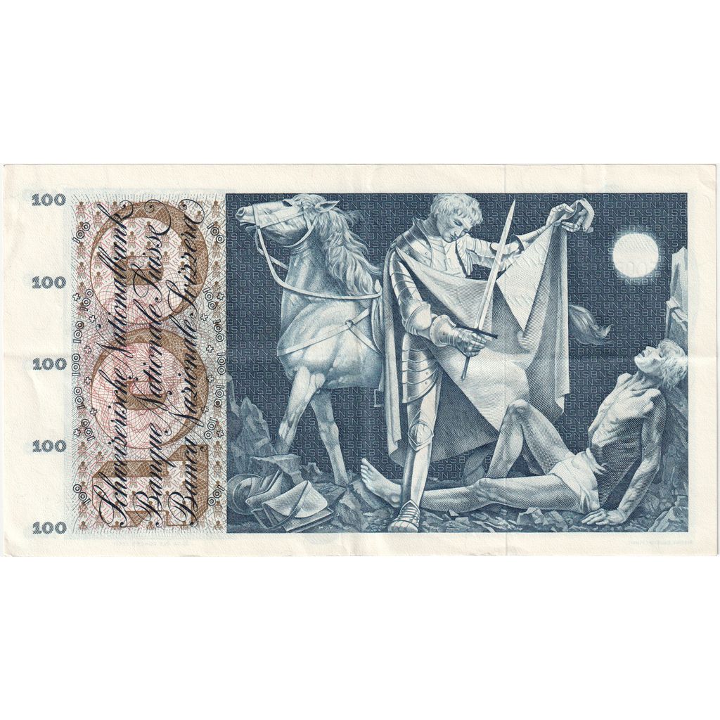 Szwajcaria, 100 Francs, 1964-04-02, AU(55-58)