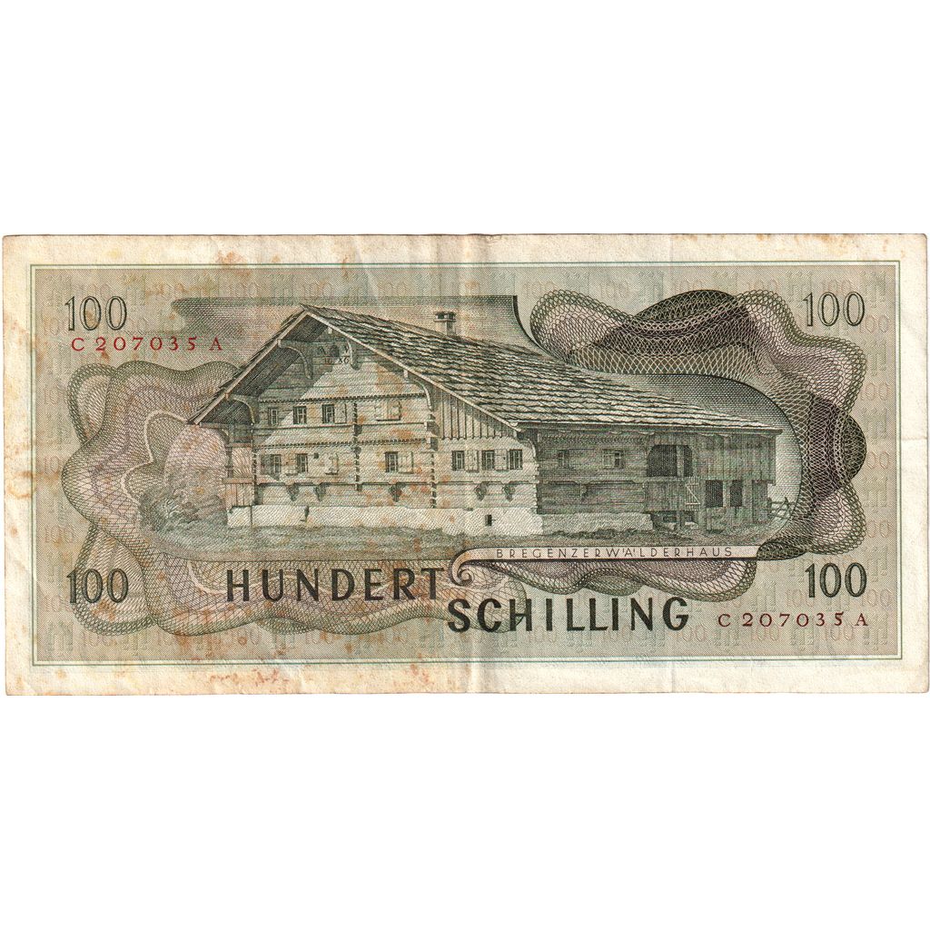 Austria, 100 Schilling, 1969-01-02, BC+