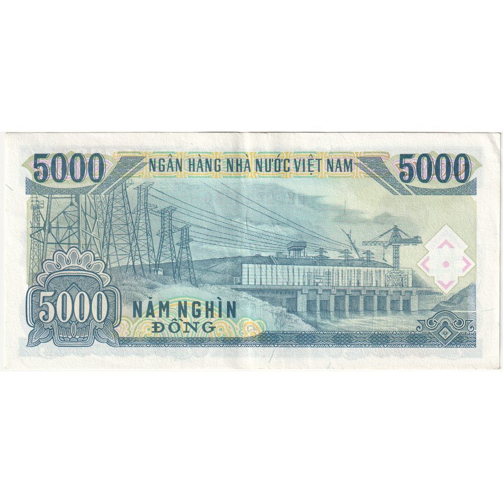 Viêt Nam, 5000 Dông, 1991 (1993), SUP