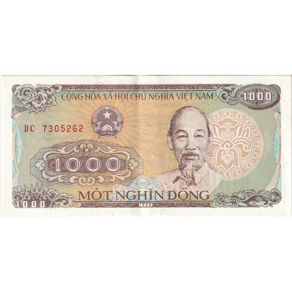 Vietnam, 1000 Dông, 1988 (1989), UNC(63)