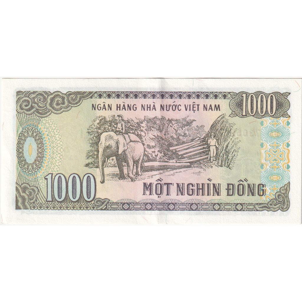 Vietnam, 1000 Dông, 1988 (1989), UNC(63)
