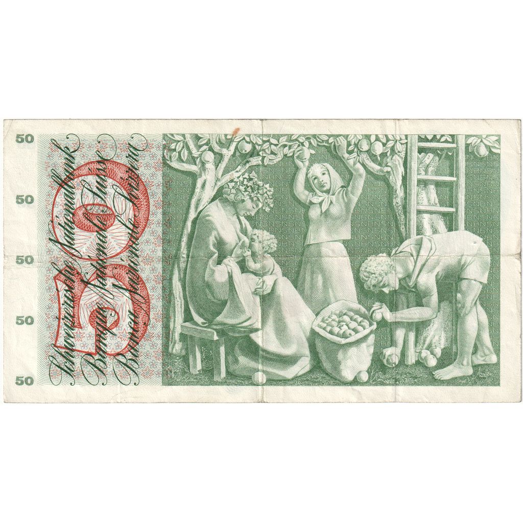 Switzerland, 50 Franken, 1964-04-02, EF(40-45)