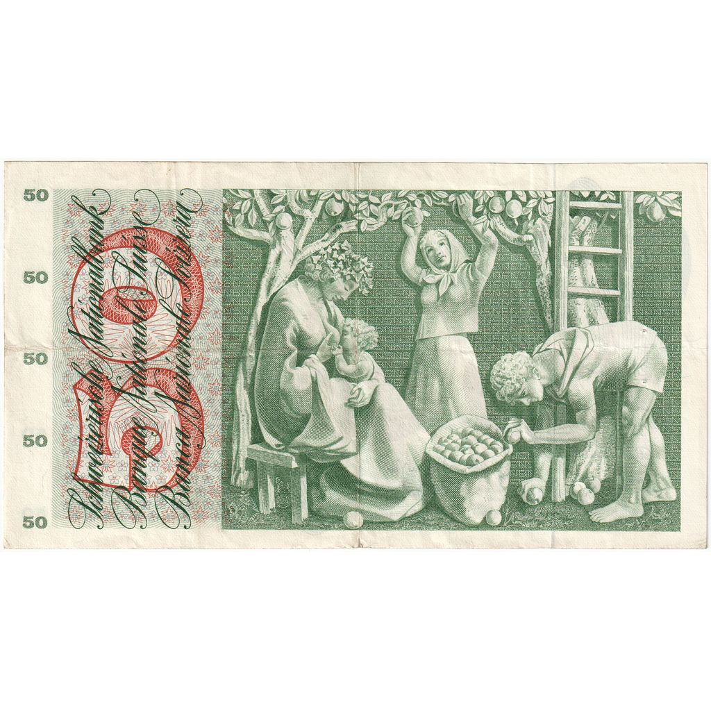 Switzerland, 50 Franken, 1965-01-21, EF(40-45)