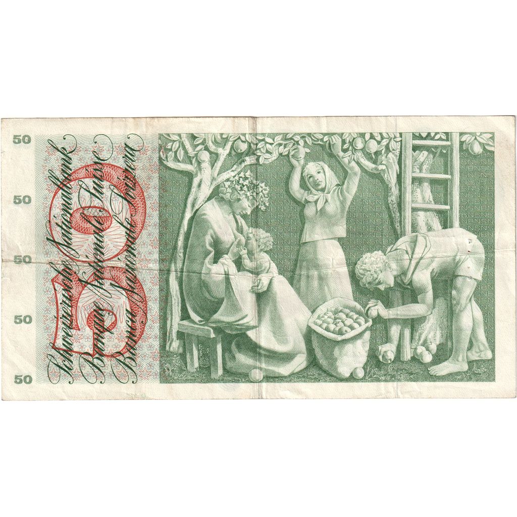 Switzerland, 50 Franken, 1965-01-21, EF(40-45)