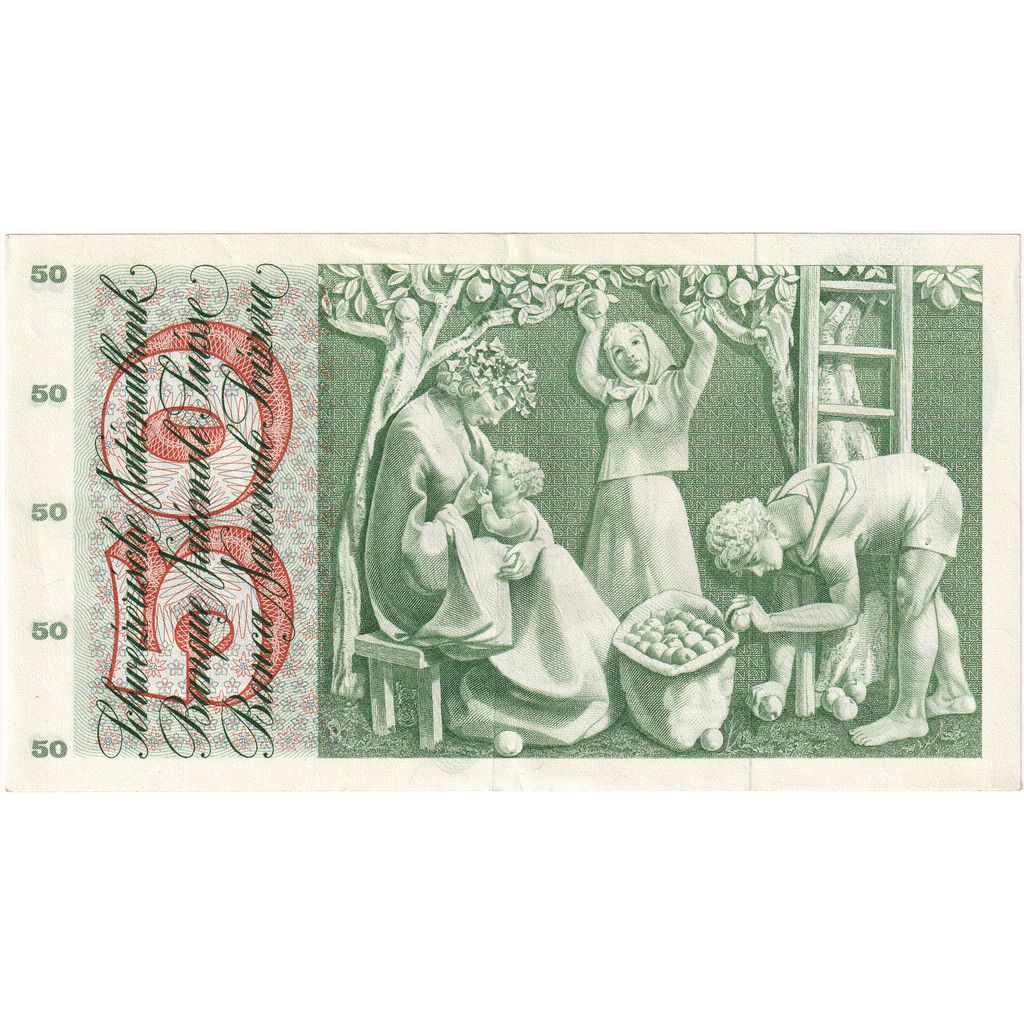 Suiza, 50 Franken, 1965-01-21, EBC