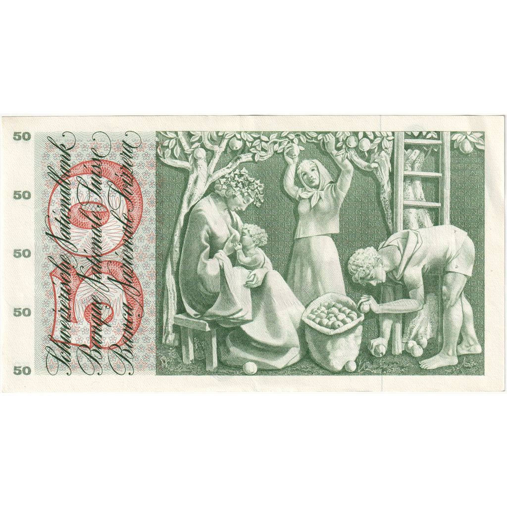 Switzerland, 50 Franken, 1965-01-21, AU(55-58)