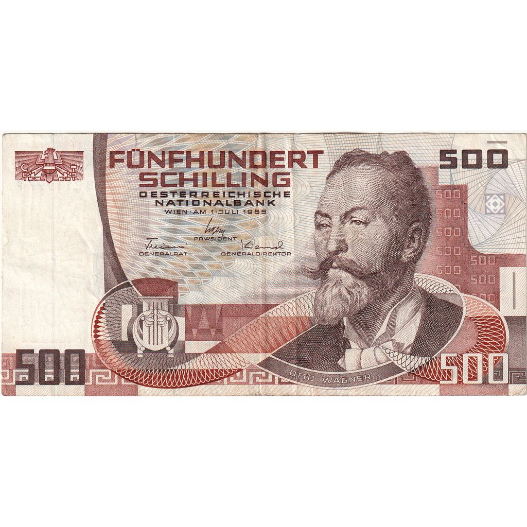 Áustria, 500 Schilling, 1985-07-01, EF(40-45)