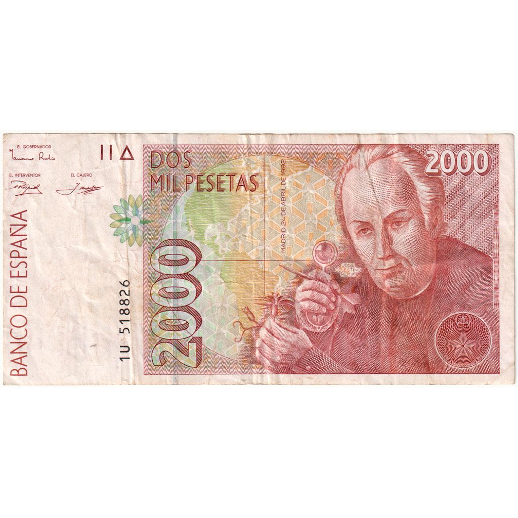 Spanien, 2000 Pesetas, 1992-04-24, SS